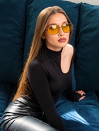 Очки для водителя, жёлтая линза, чёрный - Фото 2