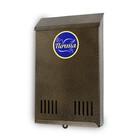 Ящик почтовый без замка (с петлёй), вертикальный, бронзовый - фото 9804229