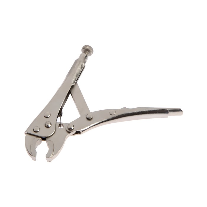 Зажим ручной ТУНДРА, полукруглый захват, с фиксатором, 125 мм - Фото 1