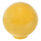 Ручка кнопка PLASTIC 008, пластиковая, желтая - фото 8608758