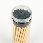 Карандаш чернографитный с ластиком, твёрдость НВ, корпус круглый, заточенный, золотистый - Фото 7