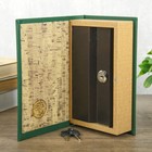 Шкатулка книга - сейф «На удачу в делах и бизнесе», дерево и искусственная кожа, с замком, тиснение, 21×13×5 см - Фото 2