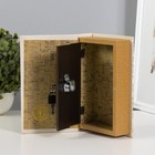 Шкатулка книга - сейф «Наши семейные ценности», дерево, искусственная кожа, 21×13×5 см - Фото 3