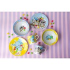 Набор детской посуды из керамики Доляна «Слонёнок», 3 предмета: кружка 230 мл, миска 400 мл, тарелка d=18 см - Фото 11