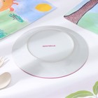 Набор детской посуды из керамики Доляна «Дюймовочка», 3 предмета: кружка 230 мл, миска 400 мл, тарелка d=18 см,цвет белый - Фото 3