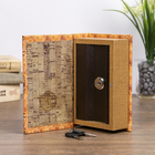 Сейф дерево книга кожа "Несметные сокровища" 17х11х5 см - Фото 2