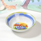 Набор детской посуды из керамики Доляна «Гонки», 3 предмета: кружка 230 мл, миска 400 мл, тарелка d=18 см - Фото 4