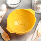 Форма силиконовая для выпечки Доляна «Футбольный мяч», 22,5×19 см, цвет МИКС - Фото 3