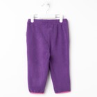 Брюки флисовые для девочки, рост 86 см, цвет фиолетовый - Фото 2