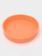 Форма для выпечки Доляна «Круг», силикон, 28×5.5 см, внутренний d=25.5 см, оранжевая - Фото 2