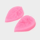 Молд кондитерский «Лист гортензии», силикон, 2 предмета, 4×2.5 см, МИКС - Фото 3