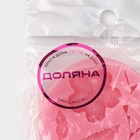 Молд для заливки Доляна «Цветок, лист и веточка», 4 ячейки, силикон, 5.5×0.9 см, розовый - Фото 5