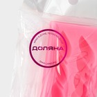 Молд для заливки Доляна «Жгут», силикон, 2 ячейки, 21.5×4×1.5 см, розовый - Фото 7