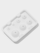 Форма для муссовых десертов и выпечки из 2 частей Доляна «Шарики», силикон, 13×8.5×3 см, 7 ячеек (d=1-3.5 см), белая - Фото 3