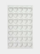 Форма для муссовых десертов и шоколада KONFINETTA «Сердца», силикон, 29.7×17.3×1.5 см, 35 ячеек (2.7×2.5 см), белая - Фото 11