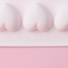 Форма для муссовых десертов и выпечки Доляна «Сердца», 29,7×17,3×1,5 см, 35 ячеек (2,7×2,5 см), цвет белый - Фото 5
