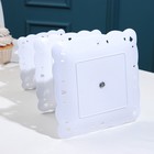 Этажерка для фруктов и десертов «Вивьен», 3 ярусная, пластик, квадратная, 12,5/16,5/20 см, белая - Фото 3