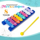 Музыкальная игрушка «Металлофон», МИКС - фото 108333465