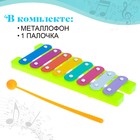 Музыкальная игрушка «Металлофон», МИКС - Фото 3