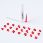 Когти накладные "Антицарапки", размер XS, красные - Фото 7