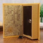 Шкатулка книга-сейф «Философия рыбалки», дерево и искусственная кожа, с замком, 21×13×5 см - Фото 2