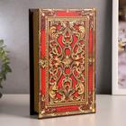 Шкатулка книга-сейф «Государева казна», дерево, искусственная кожа, 21×13×5 см - Фото 5