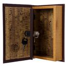 Шкатулка книга-сейф «Государева казна», дерево, искусственная кожа, 21×13×5 см - Фото 8