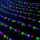 УЦЕНКА Гирлянда «Водопад» 2×1.5 м, IP20, прозрачная нить, 400 LED, свечение мульти, 8 режимов, 220 В - Фото 6
