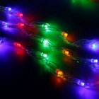 УЦЕНКА Гирлянда «Водопад» 2×1.5 м, IP20, прозрачная нить, 400 LED, свечение мульти, 8 режимов, 220 В - Фото 8