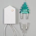 УЦЕНКА Гирлянда «Бахрома», 2.4×0.9 м, с насадками «Колокольчики», IP20, 138 LED, 220 В, 8 режимов, прозрачная нить, свечение мульти - Фото 12