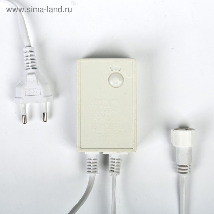 Контроллер уличный для гирлянд УМС, до 1000 LED, 220V, Н.Б. 3W, 8 режимов Уценка - Фото 1