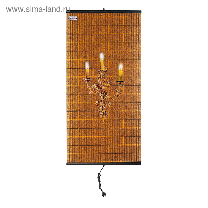 Обогреватель "Бархатный сезон" Свечи, инфракрасный, 500 Вт, 1200 х 580 х 0.5 мм - Фото 1