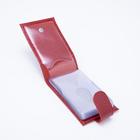 Визитница на кнопке, 18 карт, цвет красный - Фото 3