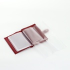 Обложка для документов 3 в 1: для автодокументов, паспорта, купюр на кнопке TEXTURA, цвет красный - Фото 6