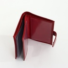 Обложка для документов 3 в 1: для автодокументов, паспорта, купюр на кнопке TEXTURA, цвет красный - Фото 7