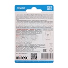 Карта памяти Mirex microSD, 16 Гб, SDHC, класс 4 - фото 9773814
