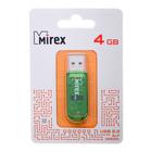 Флешка Mirex ELF GREEN, 4 Гб, USB2.0, чт до 25 Мб/с, зап до 15 Мб/с, зеленая - Фото 3