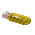 Флешка Mirex ELF YELLOW, 4 Гб, USB2.0, чт до 25 Мб/с, зап до 15 Мб/с, желтая - Фото 1