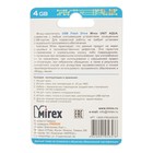 Флешка Mirex UNIT AQUA, 4 Гб, USB2.0, чт до 25 Мб/с, зап до 15 Мб/с, синяя - Фото 4