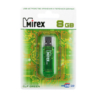Флешка Mirex ELF GREEN, 8 Гб, USB2.0, чт до 25 Мб/с, зап до 15 Мб/с, зеленая - Фото 2