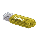 Флешка Mirex ELF YELLOW, 8 Гб, USB2.0, чт до 25 Мб/с, зап до 15 Мб/с, желтая - Фото 1