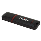 Флешка Mirex KNIGHT BLACK, 8 Гб, USB2.0, чт до 25 Мб/с, зап до 15 Мб/с, черная - фото 318025471