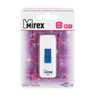 Флешка Mirex SHOT WHITE, 8 Гб, USB2.0, чт до 25 Мб/с, зап до 15 Мб/с, белая - Фото 2