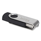 Флешка Mirex SWIVEL BLACK, 8 Гб, USB2.0, чт до 25 Мб/с, зап до 15 Мб/с, черная - фото 318025487