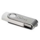 Флешка Mirex SWIVEL WHITE, 8 Гб, USB2.0, чт до 25 Мб/с, зап до 15 Мб/с, белая 2891017 - фото 17013533