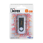 Флешка Mirex SWIVEL WHITE, 8 Гб, USB2.0, чт до 25 Мб/с, зап до 15 Мб/с, белая 2891017 - фото 17013534