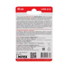 Флешка Mirex SWIVEL WHITE, 8 Гб, USB2.0, чт до 25 Мб/с, зап до 15 Мб/с, белая 2891017 - фото 17013537