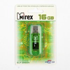 Флешка Mirex ELF GREEN, 16 ГБ, чт до 25 Мб/с, зап до 15 Мб/с, зеленая - Фото 2