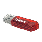 Флешка Mirex ELF RED, 16 ГБ, чт до 25 Мб/с, зап до 15 Мб/с, красная - Фото 1