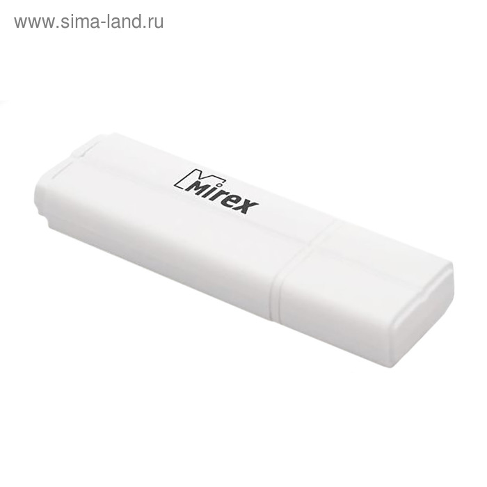 Флешка Mirex LINE WHITE, 16 Гб, USB2.0, чт до 25 Мб/с, зап до 15 Мб/с, белая - Фото 1